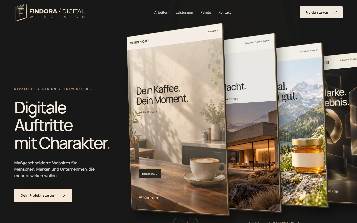 Showcase-Website FindoraDigital Studio